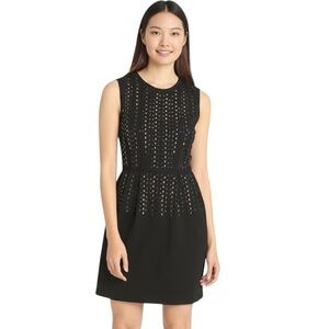 Nanette Lepore Metal Studded‎ Sleeveless Mini Dress Size 4